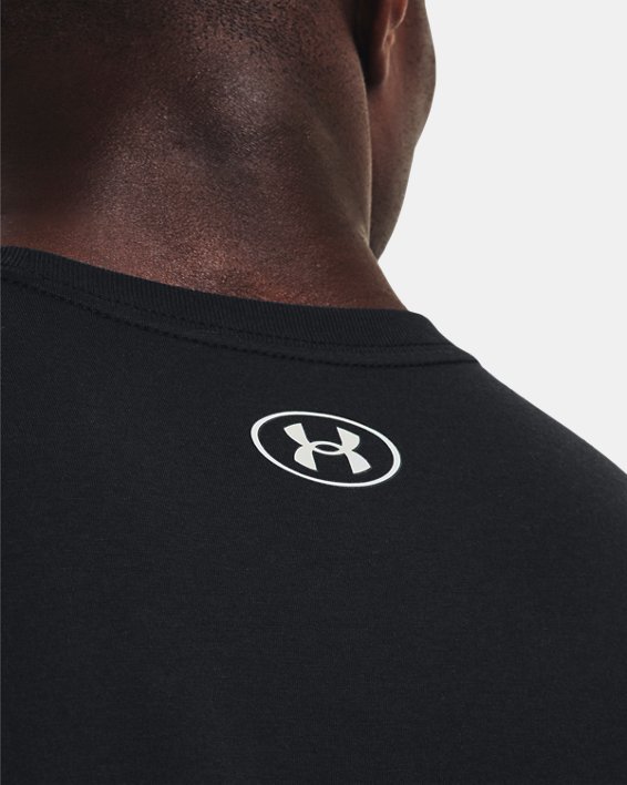 Men's UA Multi Color Lockertag Short Sleeve in Black image number 3
